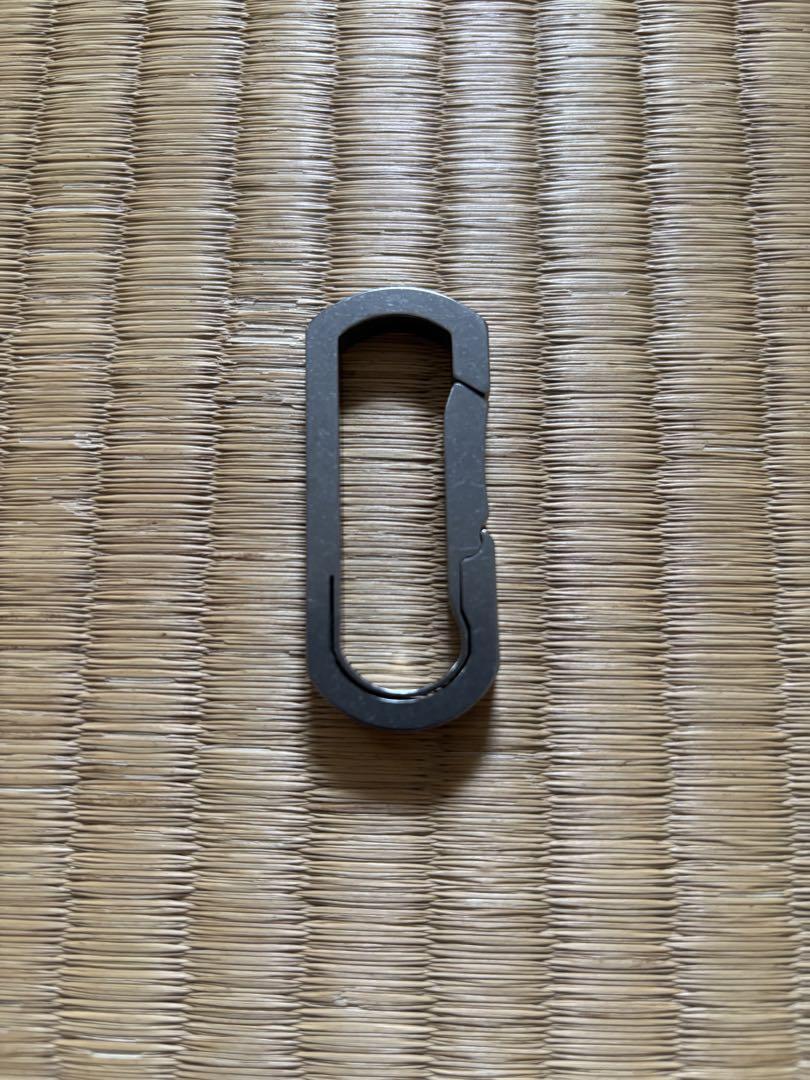 HANDGREY ハンドグレイ カラビナ キーリング チタン　キーホルダー