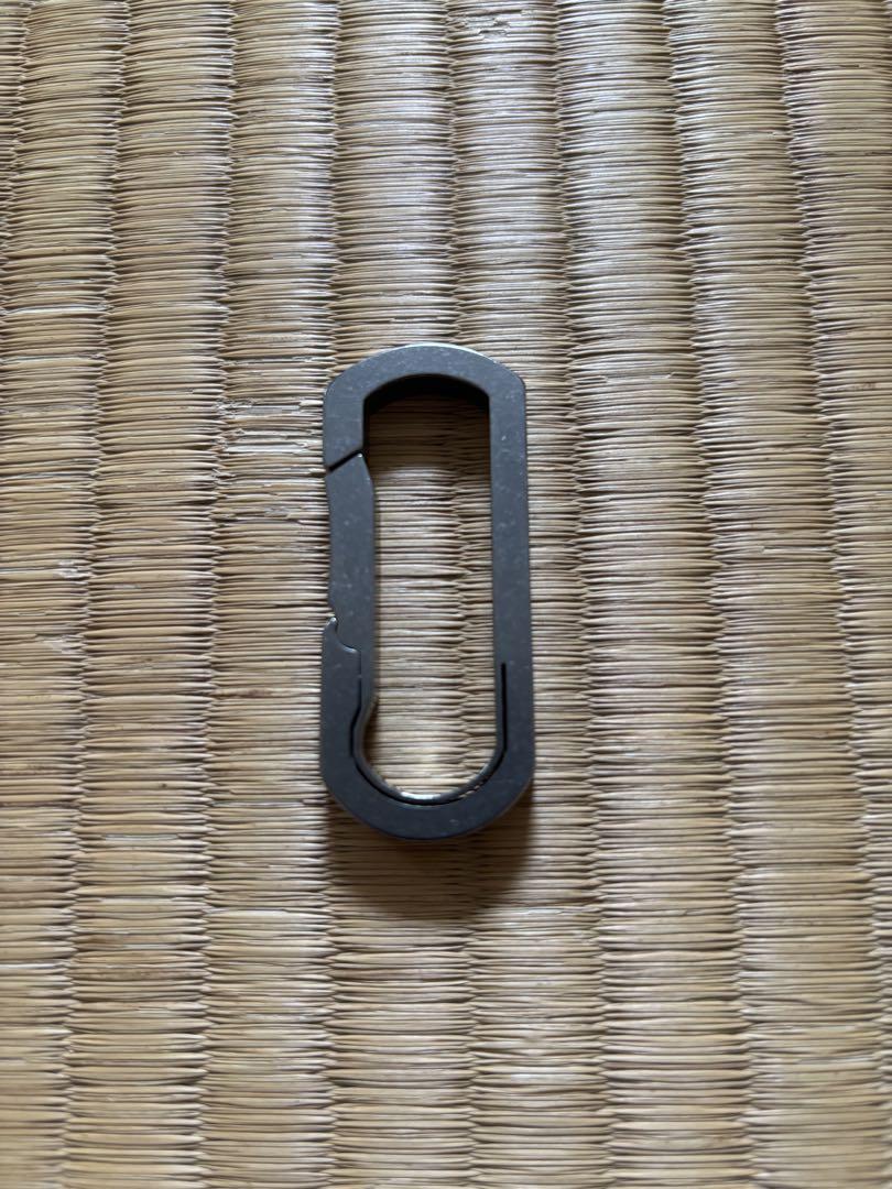 HANDGREY ハンドグレイ カラビナ キーリング チタン　キーホルダー