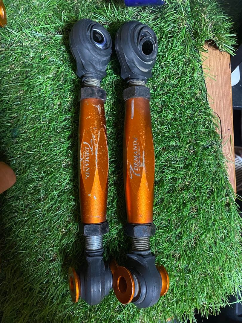 オレンジ サスペンションロッド アルミ製