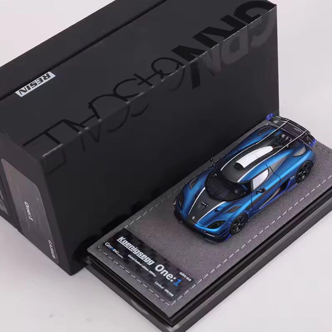 Gryning Model 1/64 ケーニグセグ アゲーラone:1 Gryning Model 1/64 ケーニグセグ one:1 ブルー - メルカリ