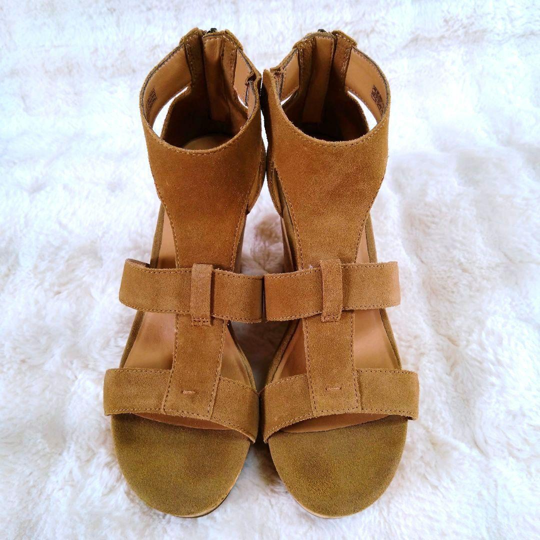 UGG スエードサンダル　24cm UGG アグ ホイットニー ウェッジ サンダル 24cm ベージュ