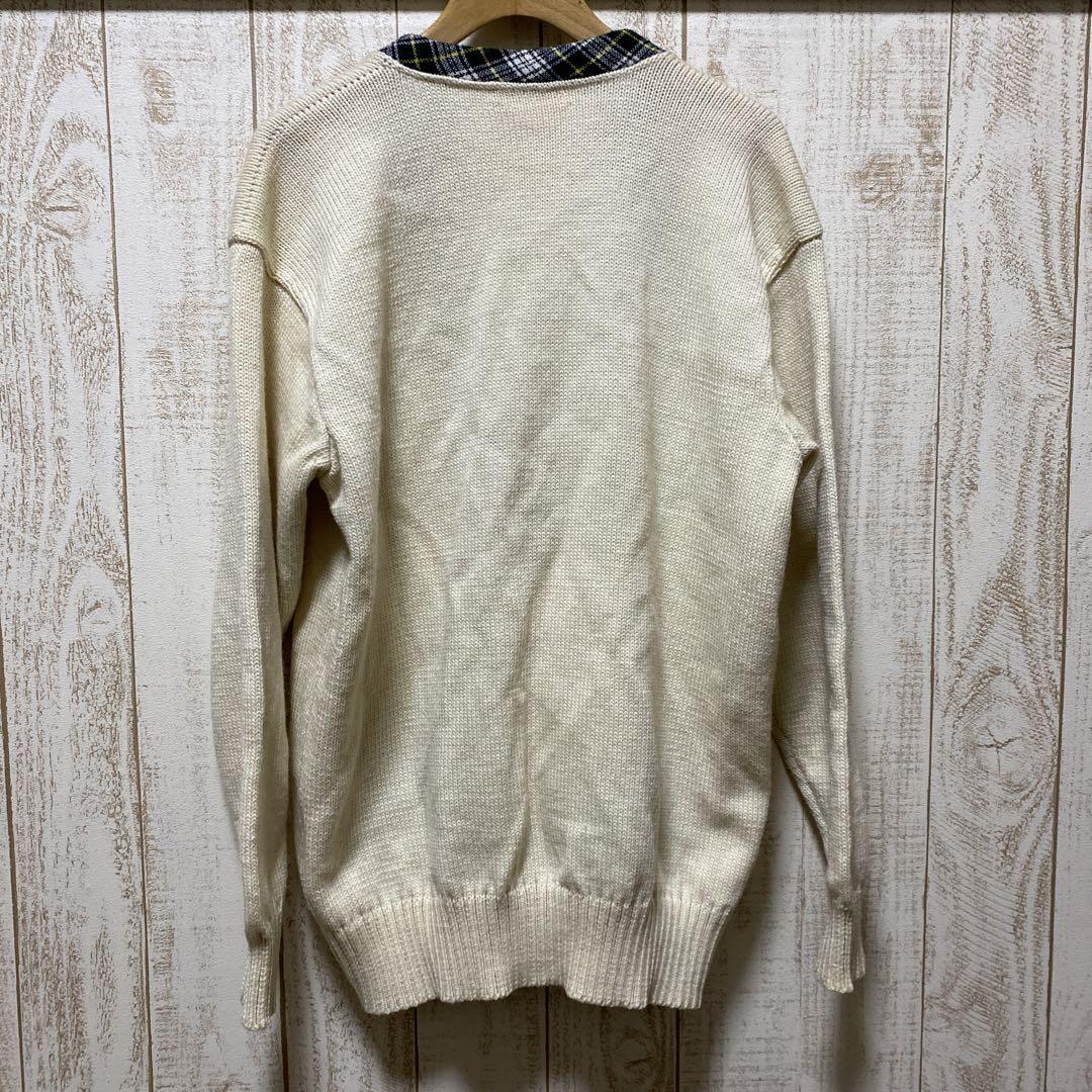 ピンクハウス レトロ カーディガン メンズL レディスLL PINKHOUSE