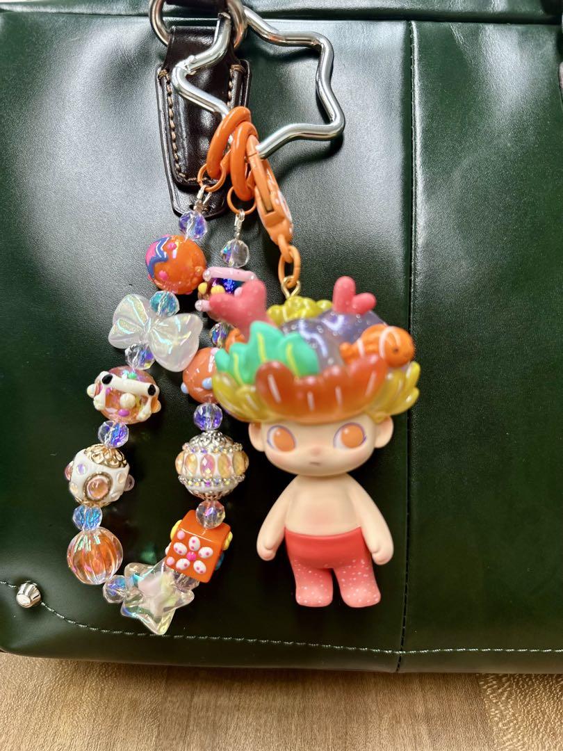 POPMART DIMOO 手作りキーホルダー　グリーン