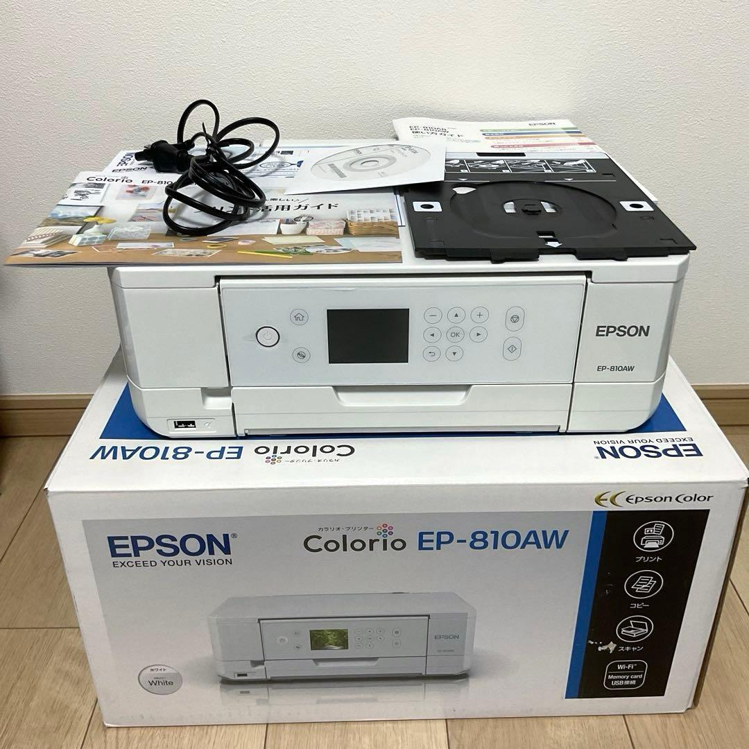 ジャンク品 EPSON EP-810AW インクジェットプリンター