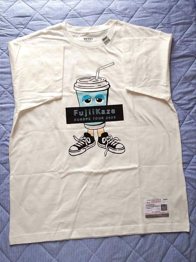 藤井風 EUツアー Drink Tシャツ 白 サイズXL