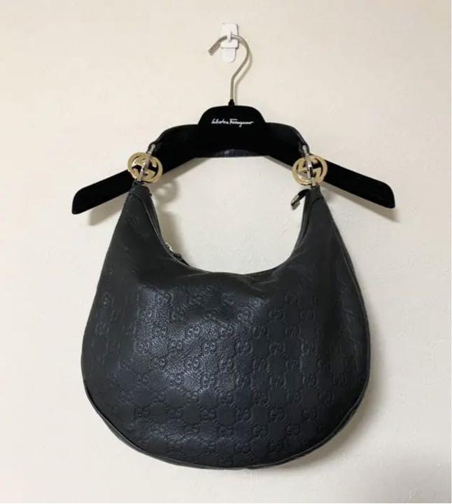 GUCCI GG twins medium hobo レザー美品