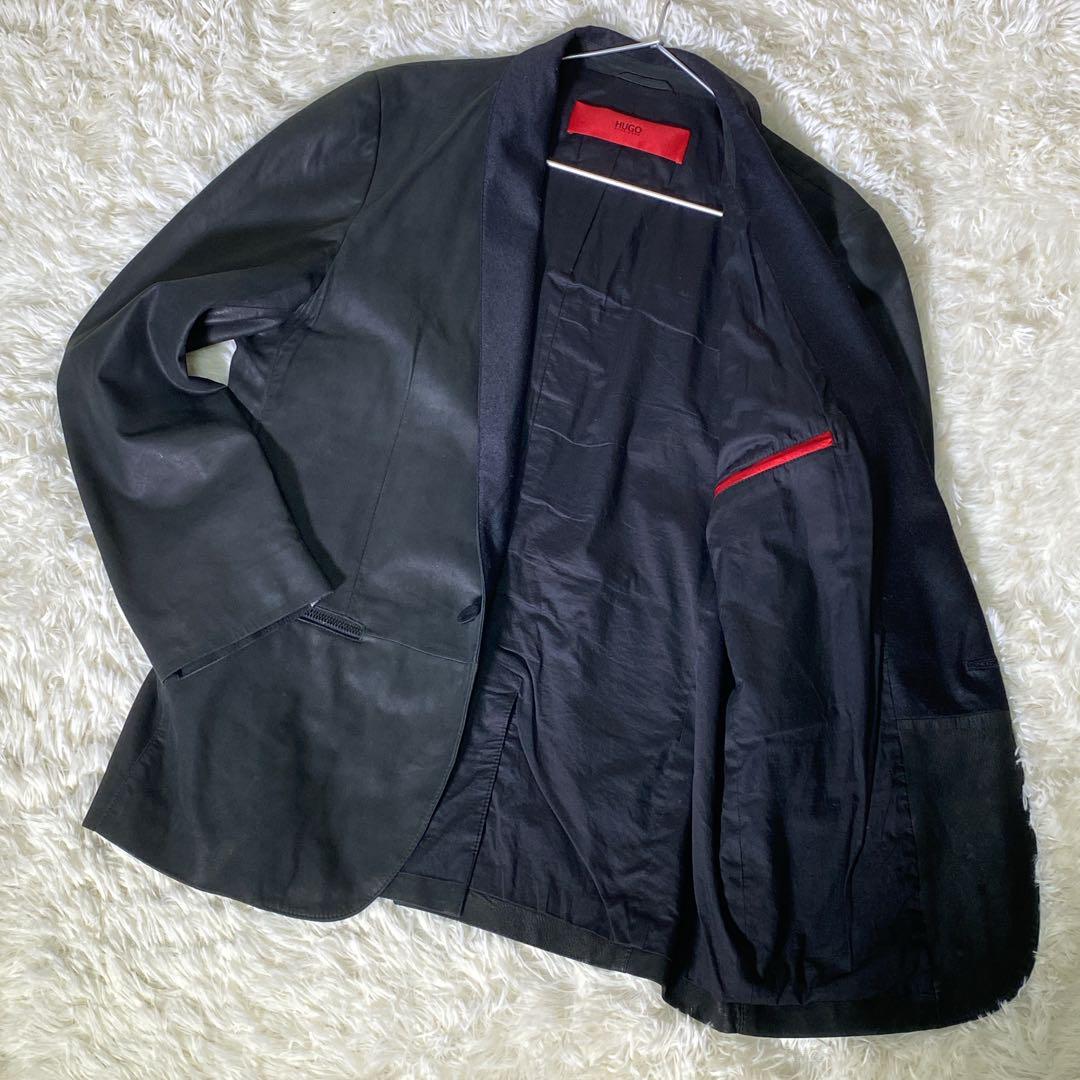 HUGO BOSS    ヒューゴボステーラードジャケット黒ブラックL
