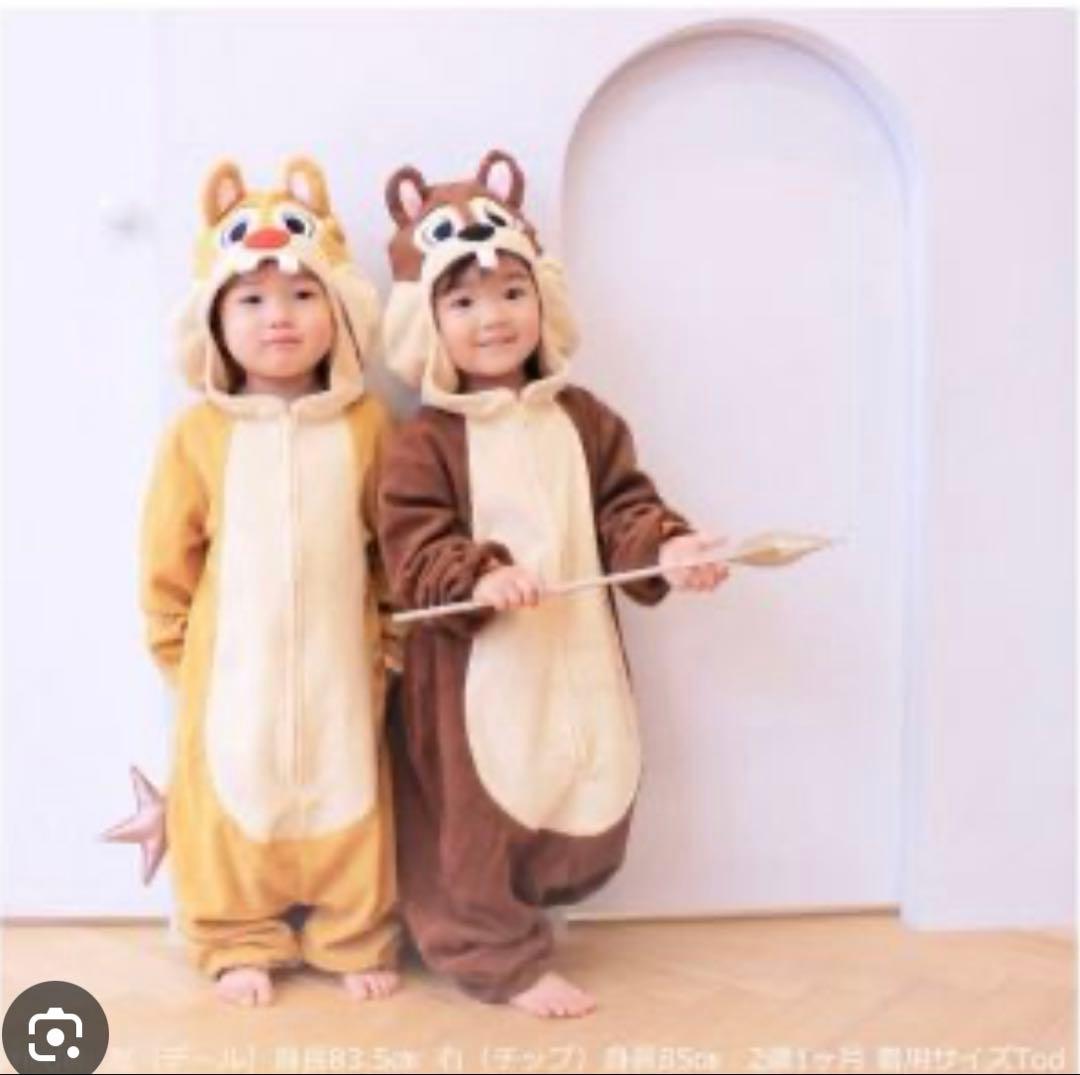 チップとデール 着ぐるみ 100-120cm100cm