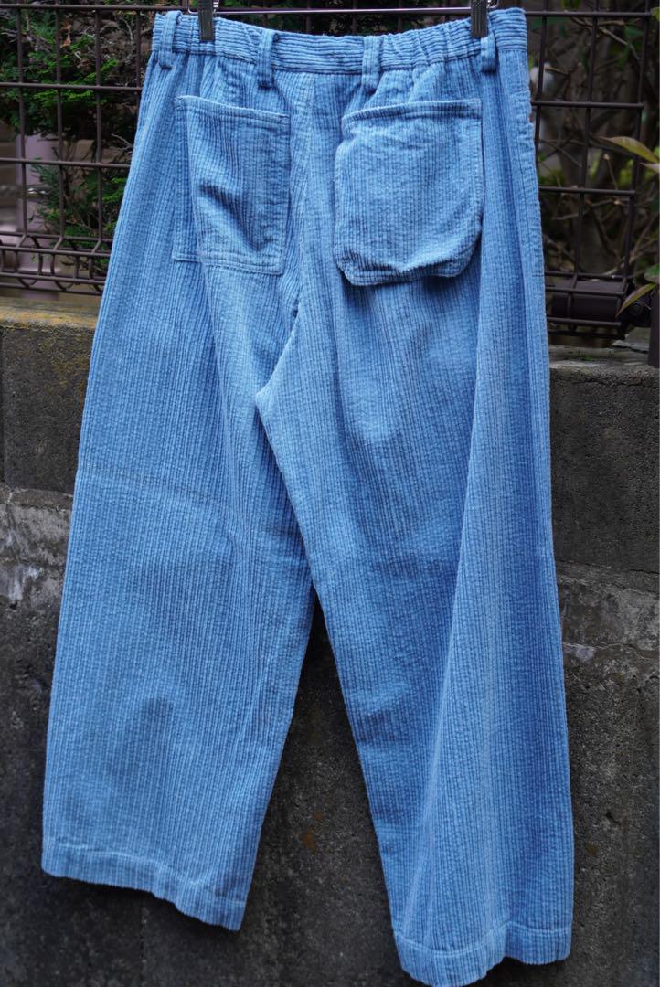 SUNSEA ワイドパンツ　コーデュロイ　3