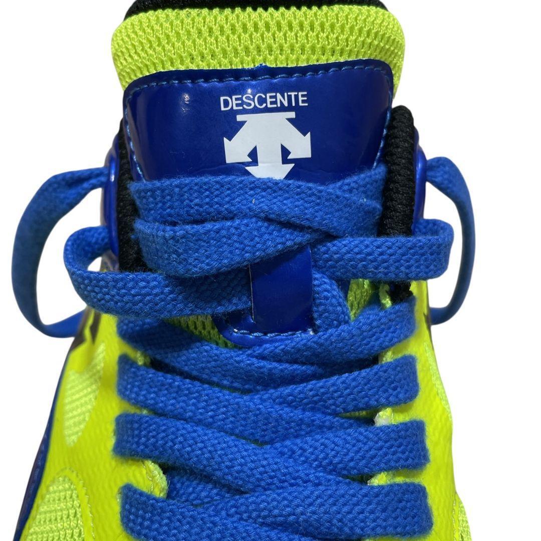 DESCENTE バレーボールシューズ 蛍光イエロー/青 26.0 - メルカリ