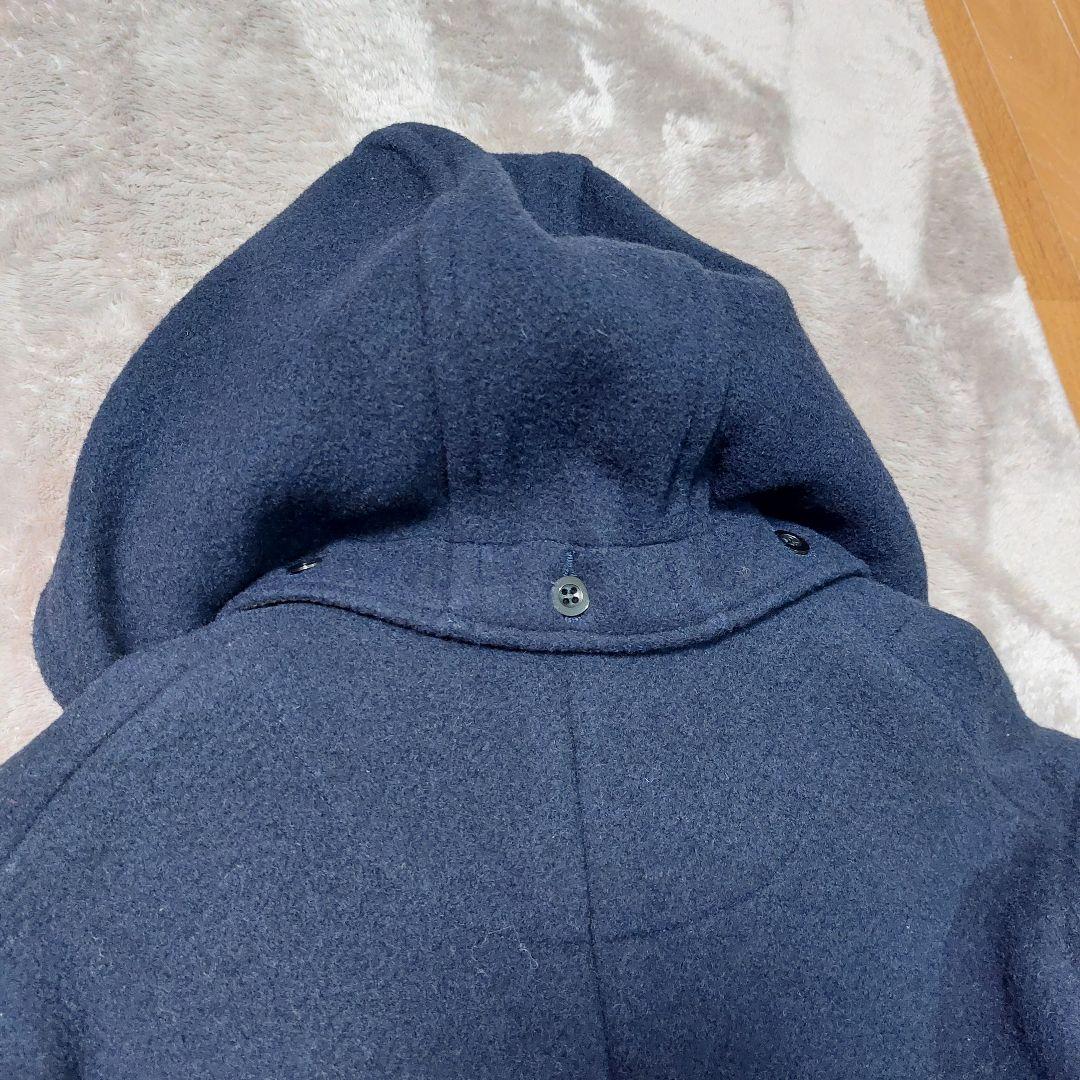 DANTON ダントン ウールモッサコートジャケット ネイビー 40(M～L)