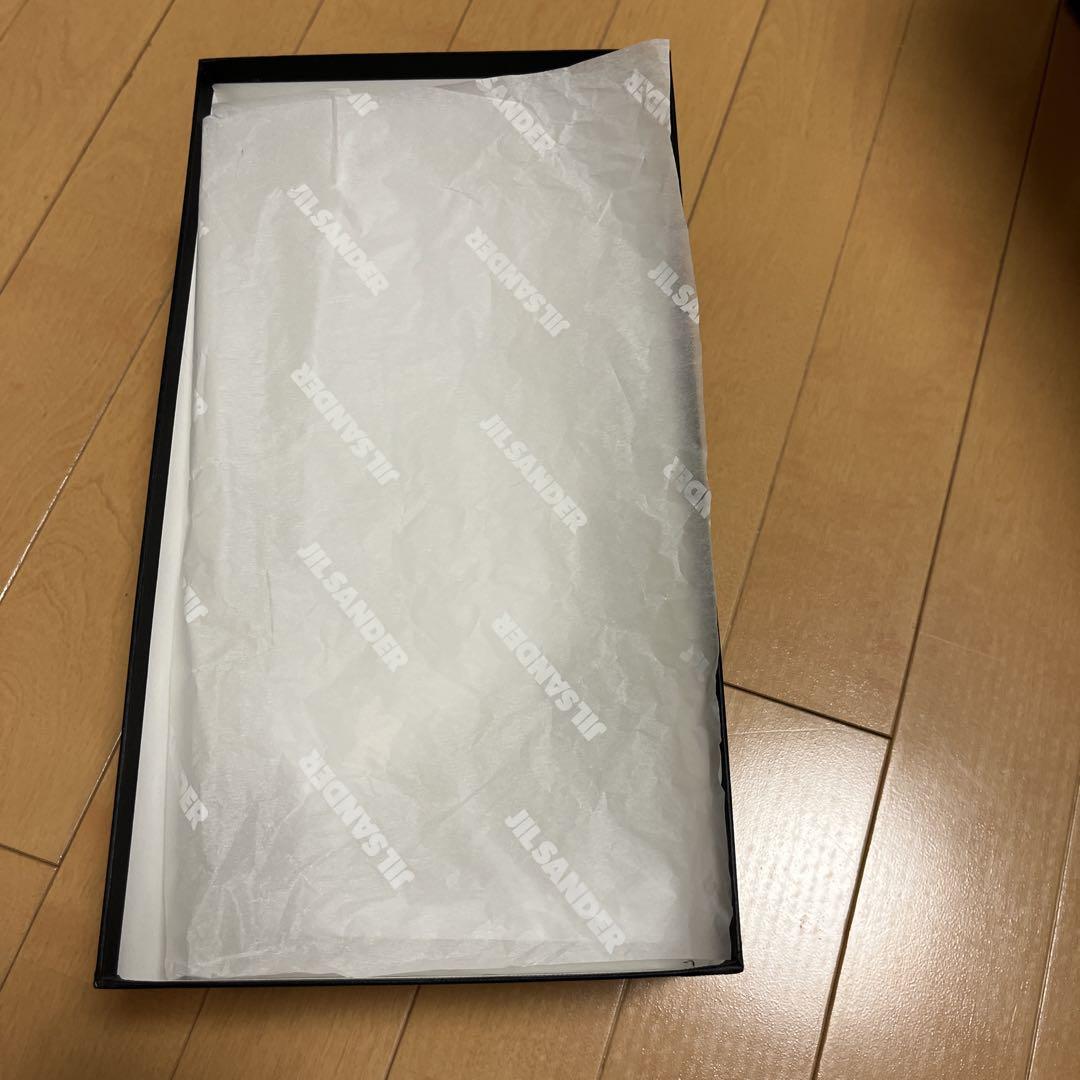 JIL SANDER アンクレットフラットシューズ　バレエシューズ　ブラック