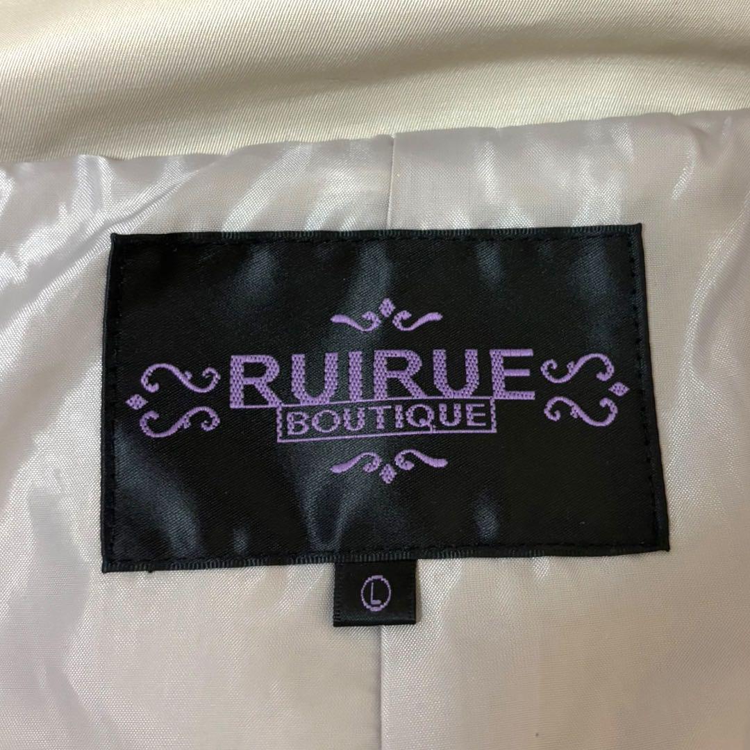 【極美品】ルイルエブティック★撥水加工★2wayフードロングトレンチコート L