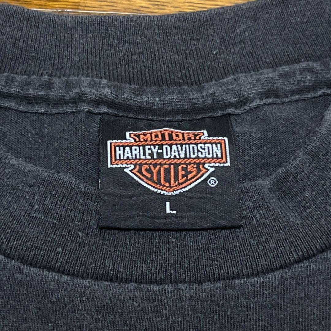 90s USA製 HARLEY DAVIDSON Tシャツ 3D EMBLEM 画像8