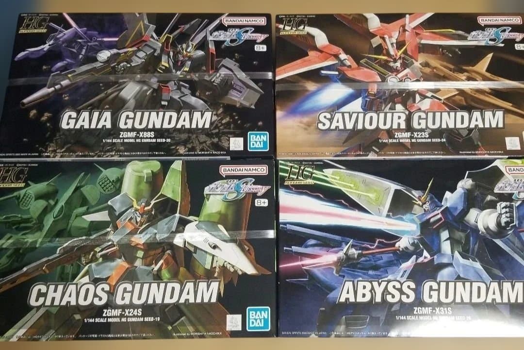 HG SEED DESTINY ガンプラ4点セット