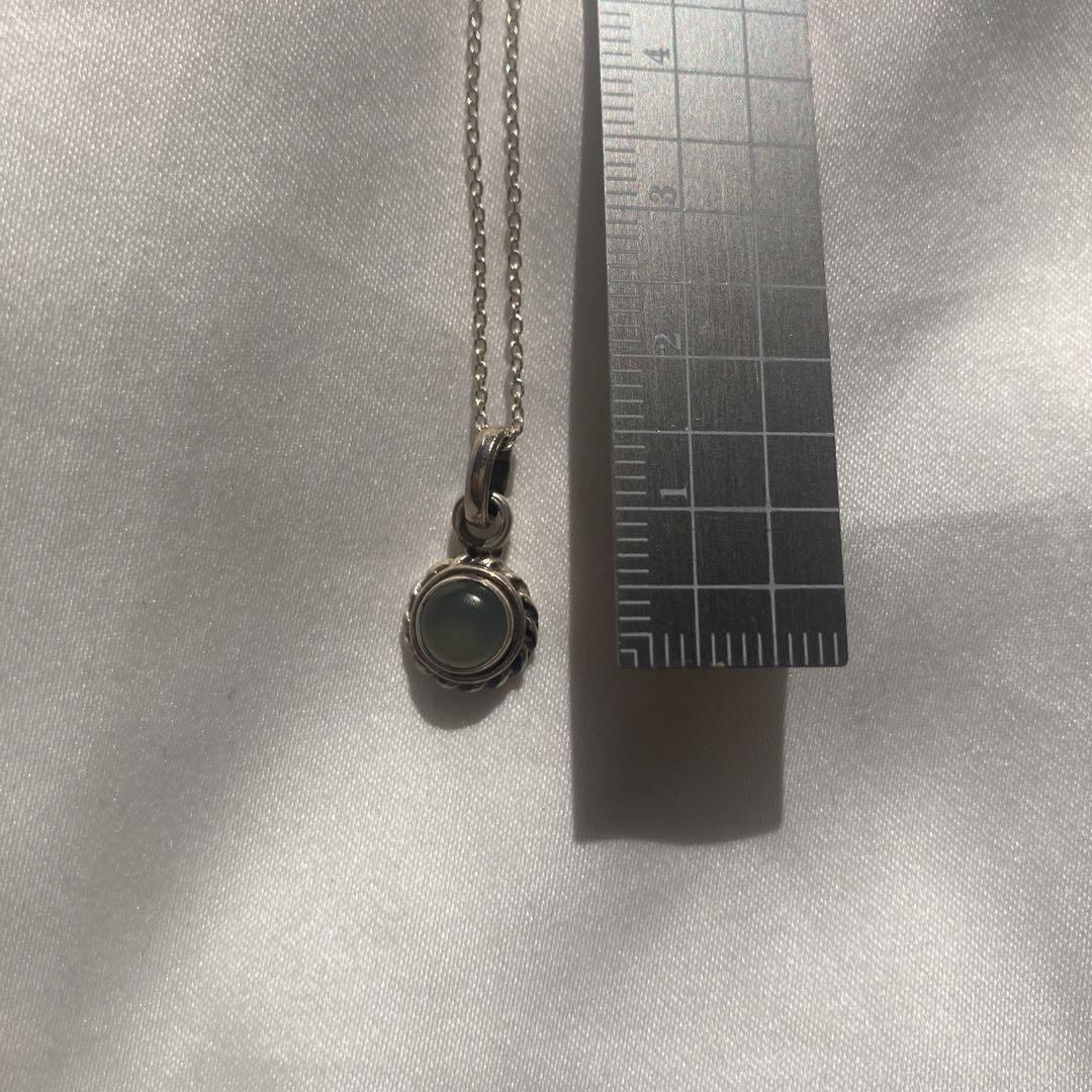 vintage Italy◯stone silver necklace◯925