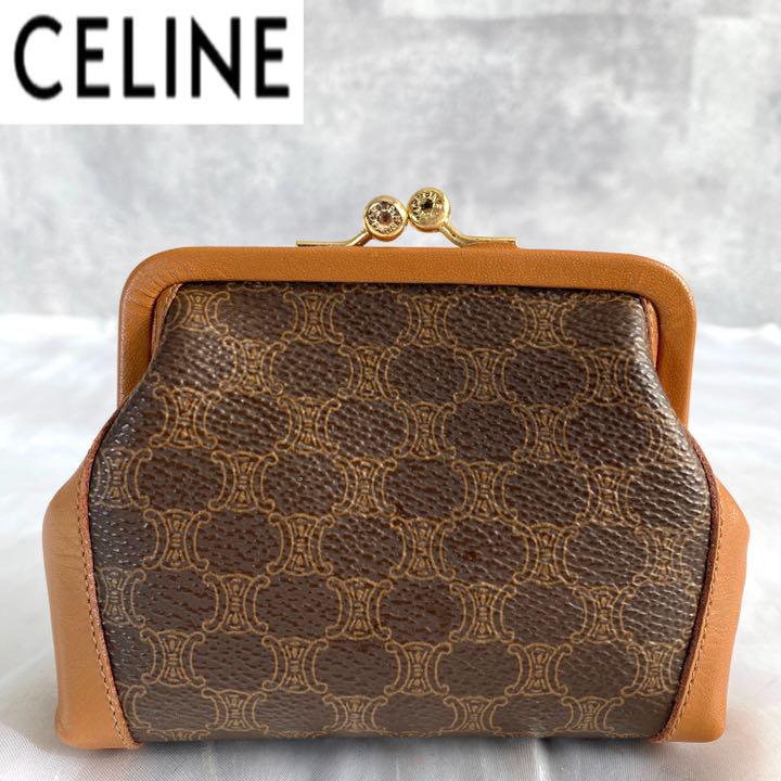 好評通販 美品 コインケース がま口 M08トリオンフ RxXUy-m60702670944 CELINE セリーヌ マカダム 2022在庫