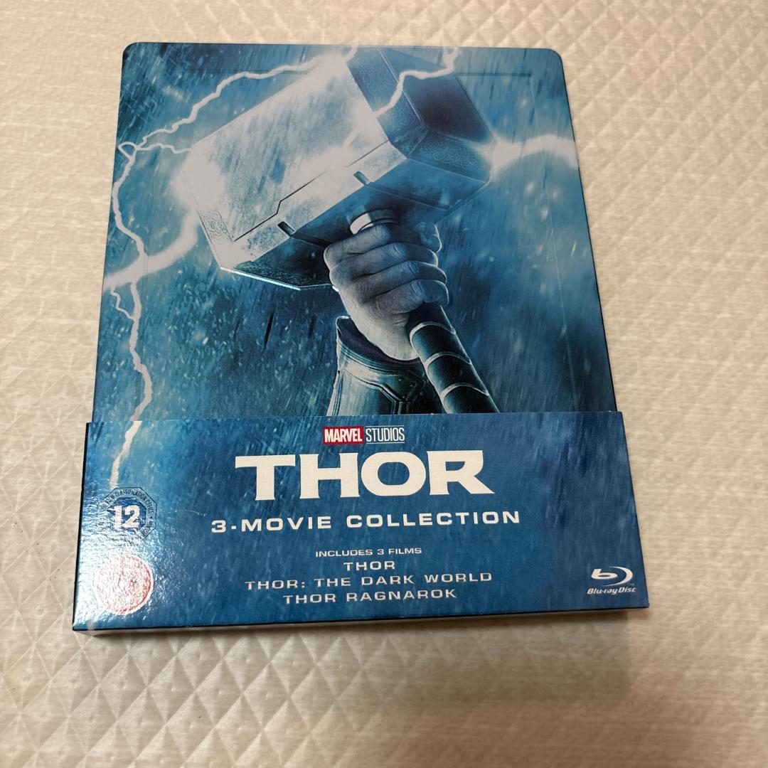 マイティ・ソー トリロジー スチールブック(海外盤、BD、日本語なし)