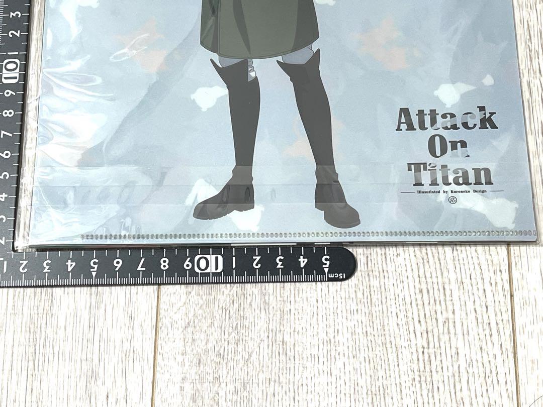 進撃の巨人　黒ねこ意匠　リヴァイ　エレン　3枚セット