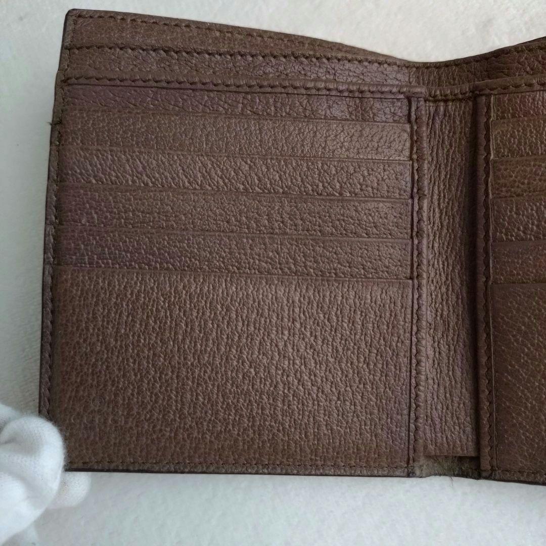 美品 GUCCI オフィディア フレンチフラップウォレット 二つ折り財布
