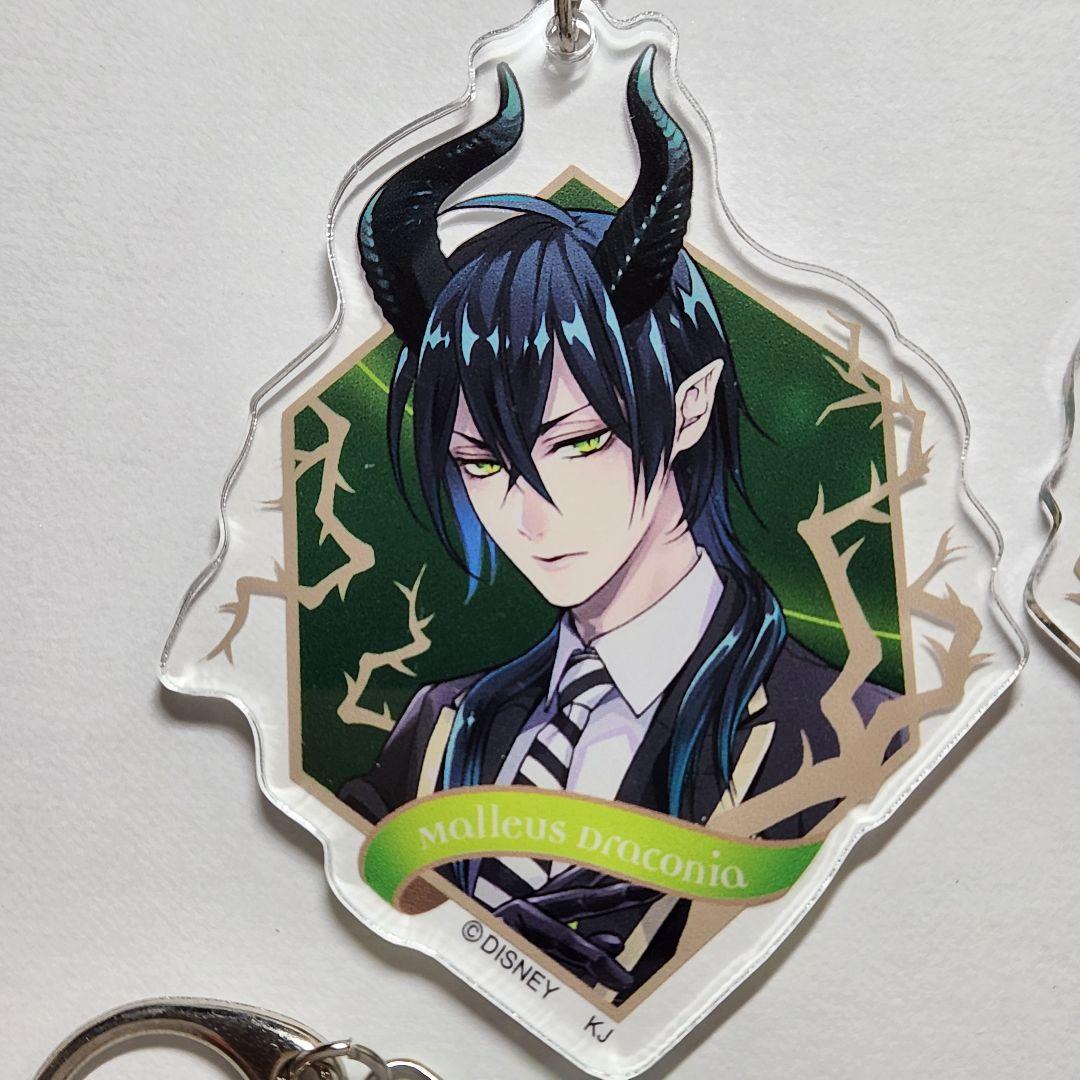 ツイステ ツムツム アクリルキーホルダー ディアソムニア マレウス シルバー ツイステ アクリルキーホルダー マレウス リリア シルバー