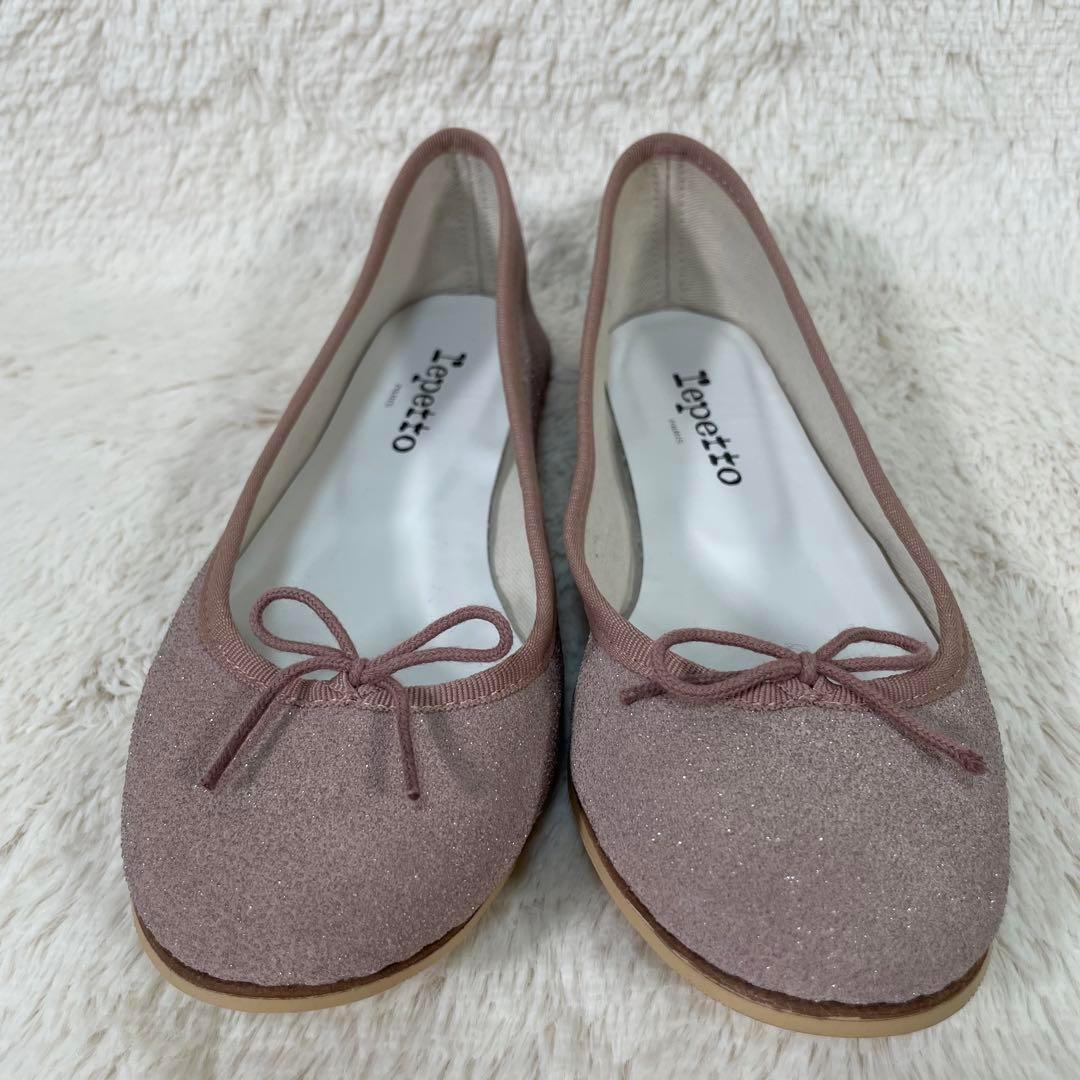 新品未使用 Repetto バレエシューズ パンプス フラットシューズ ラメ