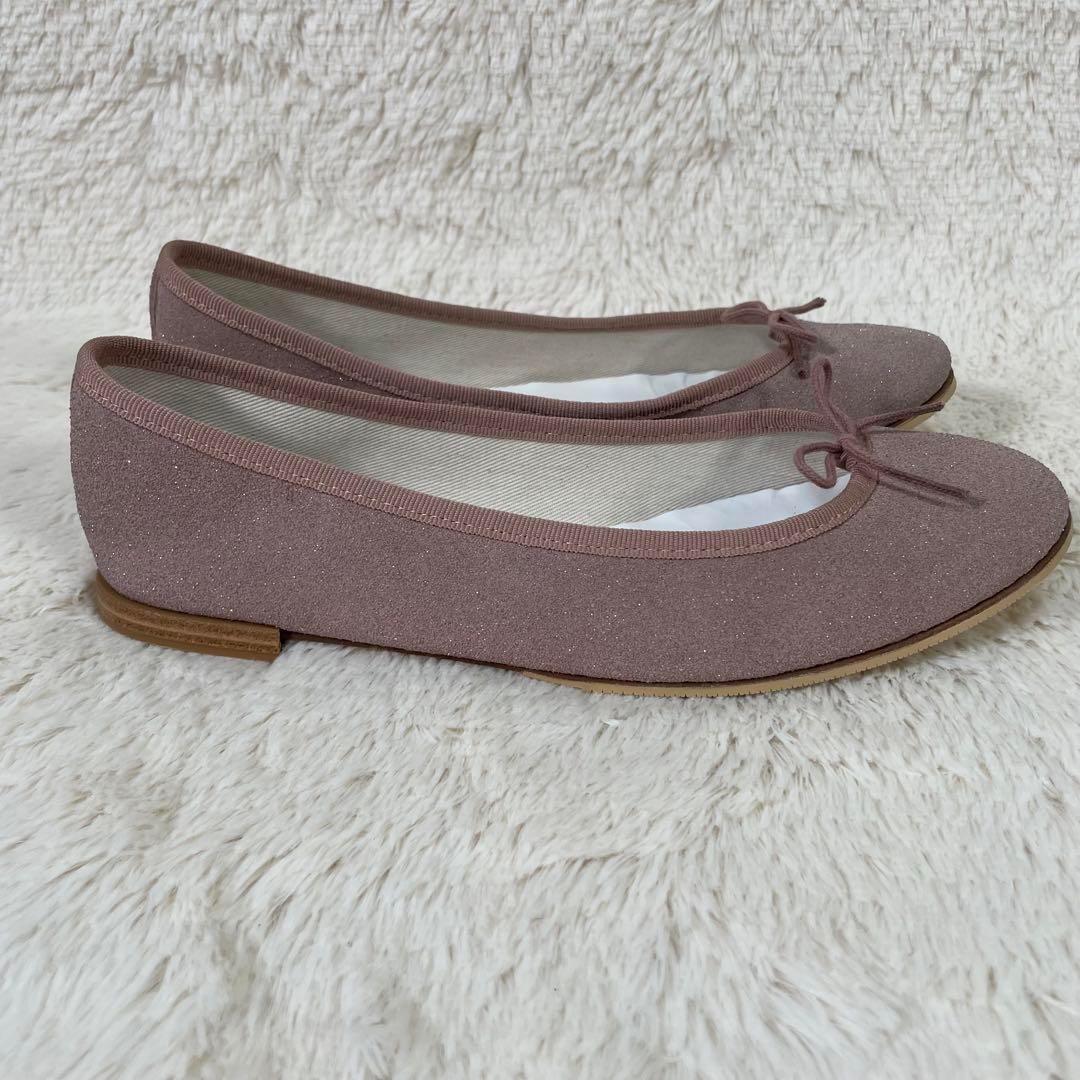 新品未使用 Repetto バレエシューズ パンプス フラットシューズ ラメ