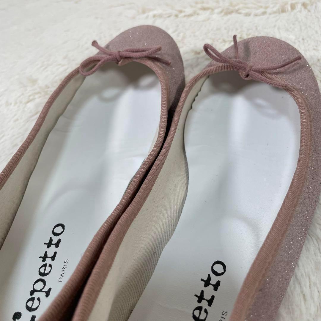 新品未使用 Repetto バレエシューズ パンプス フラットシューズ ラメ