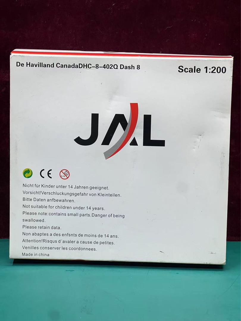 JAL Q400 1:200 モデル JA844C JAL DASH 8 Q-400 JA844C JC2JAL818 JCWings 1:200 ezToys