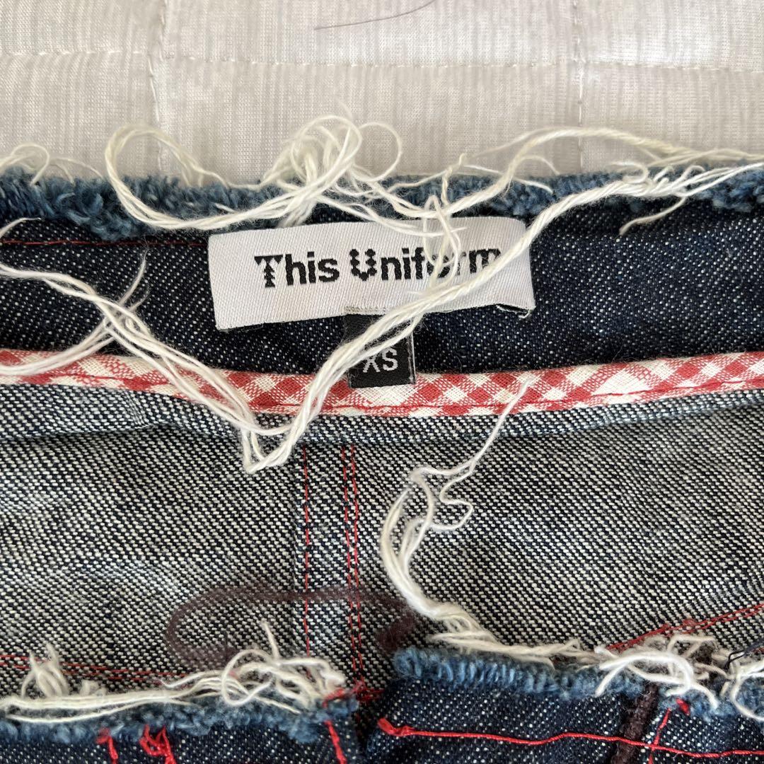 店舗良い uniform this 24ss メルカリ - デニム jeans TU Denim パンツ