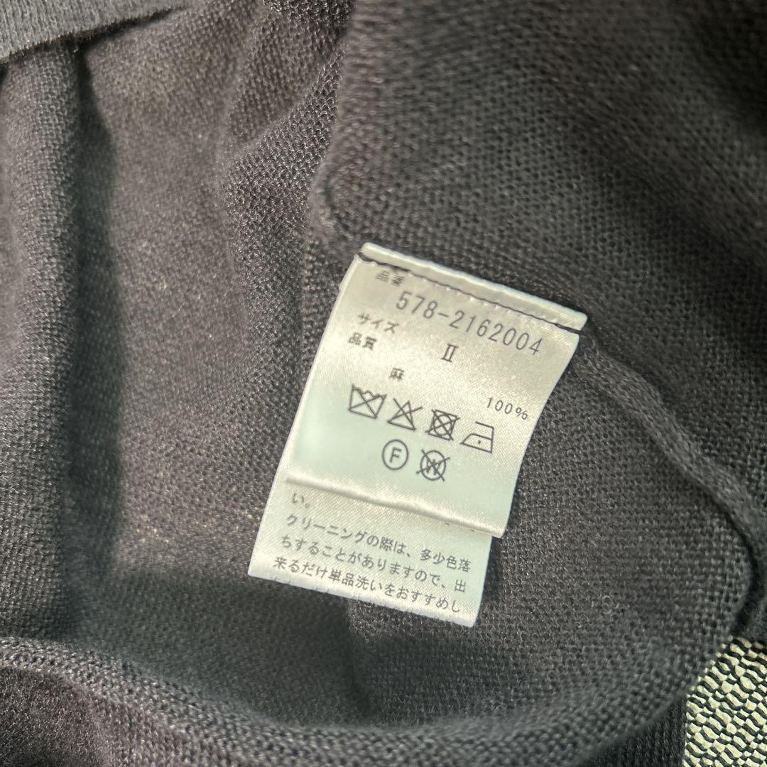 マーガレットハウエル　サマーニット 七分袖　 サイズII クリーニング済み マーガレットハウエル サマーニット 七分袖 サイズII