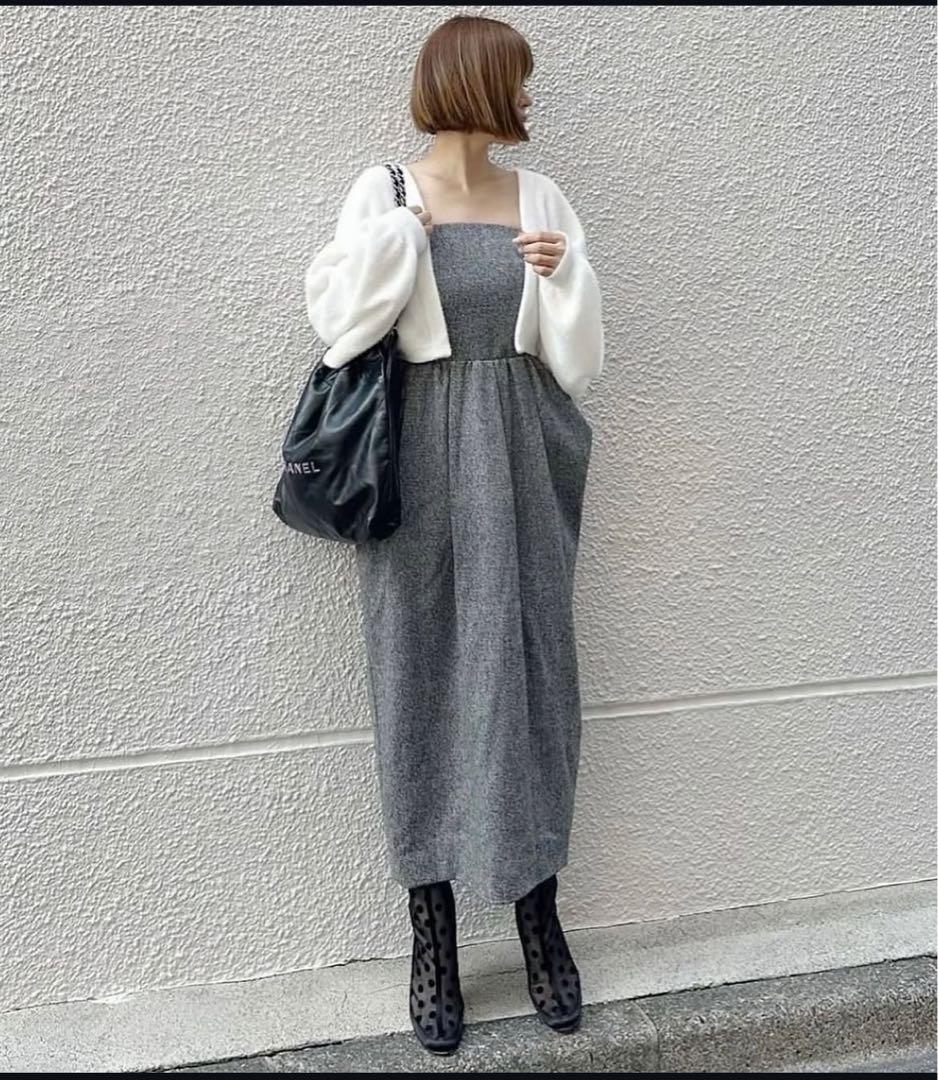 シーニュ cygne ツイードベアワンピース Quentin