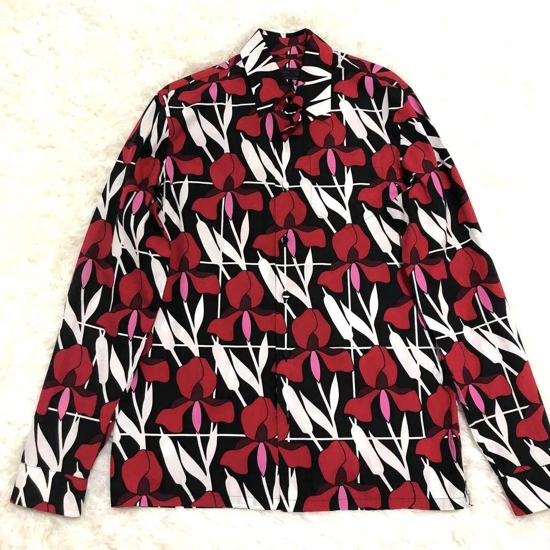 PRADA ドレスシャツ　37／14.5トップス