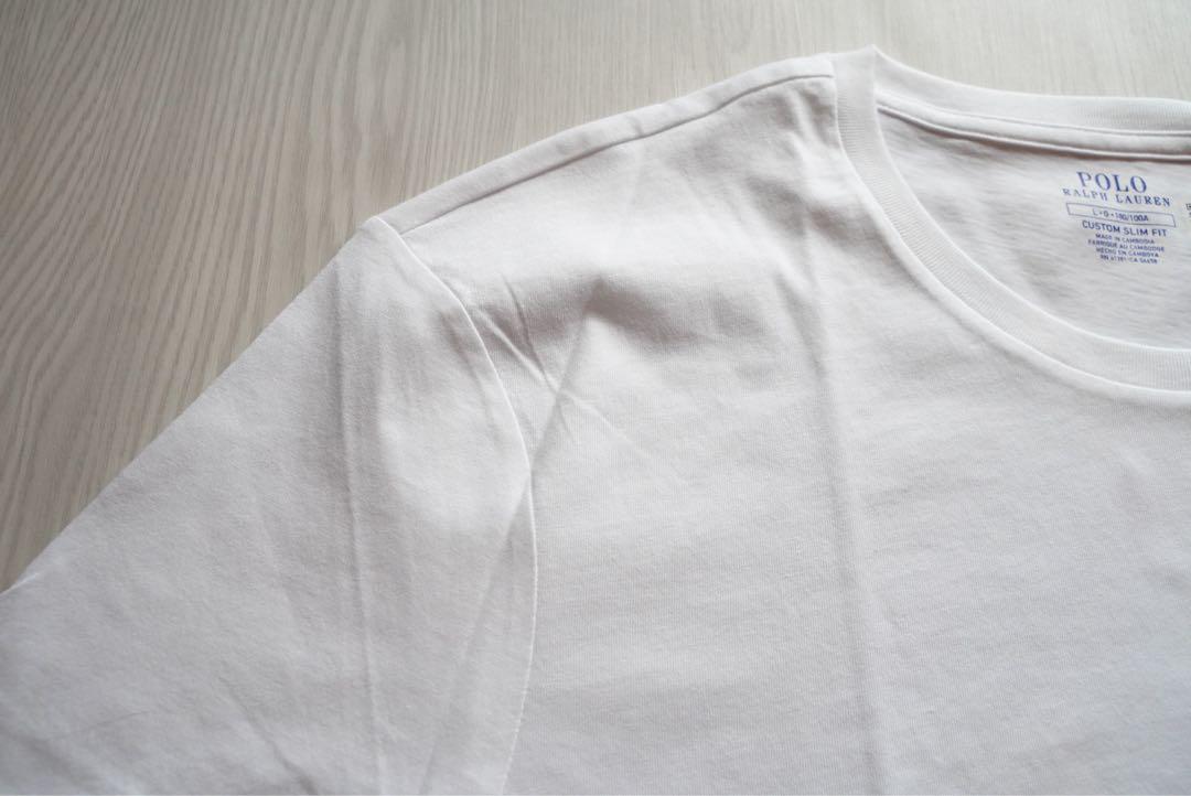 新品　Polo Ralph Lauren ホワイト長袖Tシャツ L