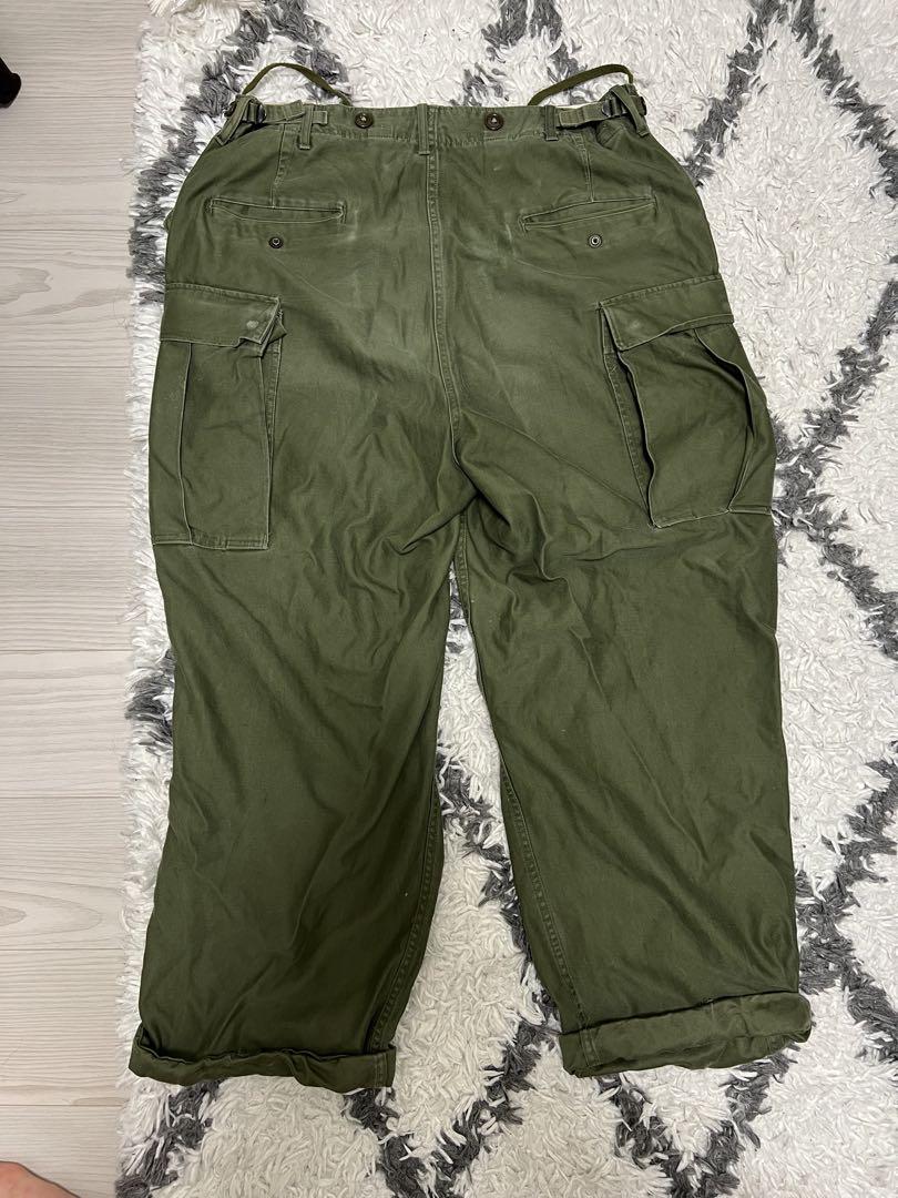 【実物】ミリタリー US Armyアメリカ軍 50’s M-51 カーゴパンツ