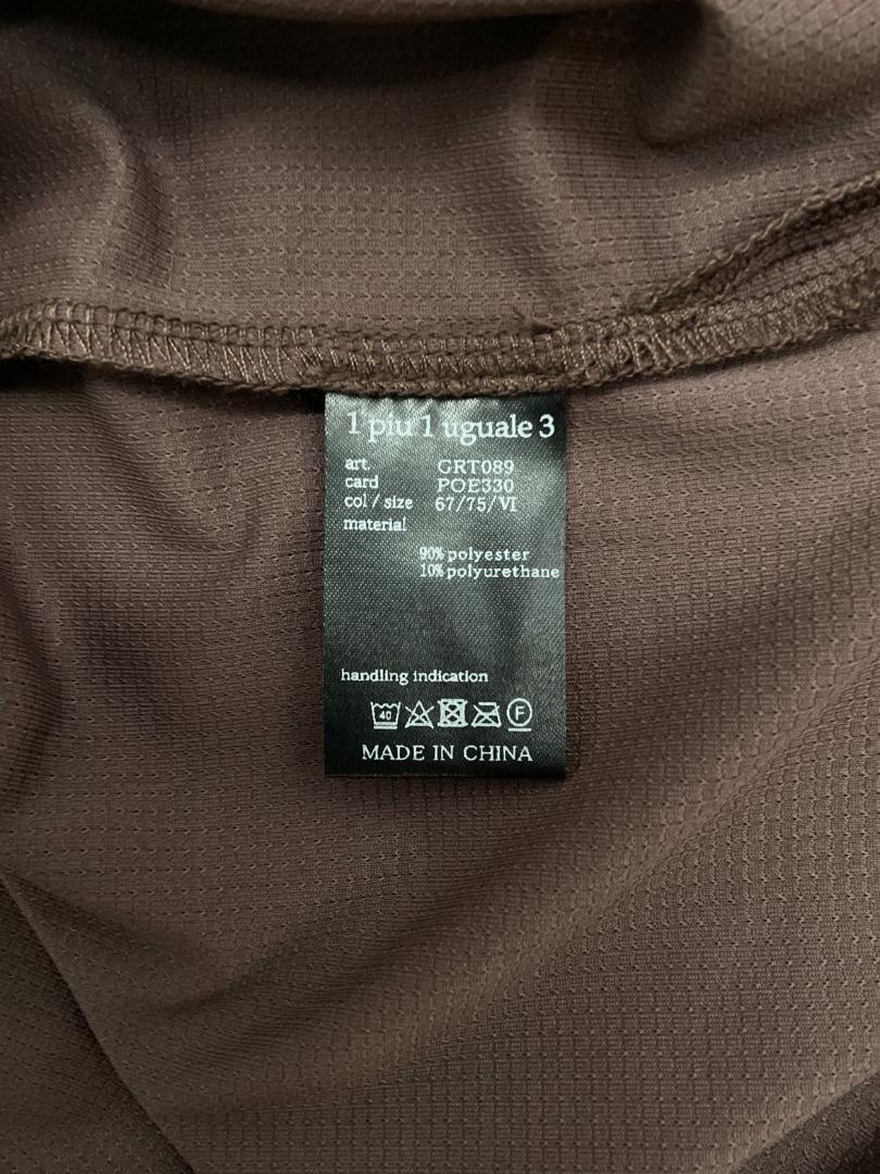 未使用品】1PIU1UGUALE3 GOLFモックネック ストレッチ 半袖T