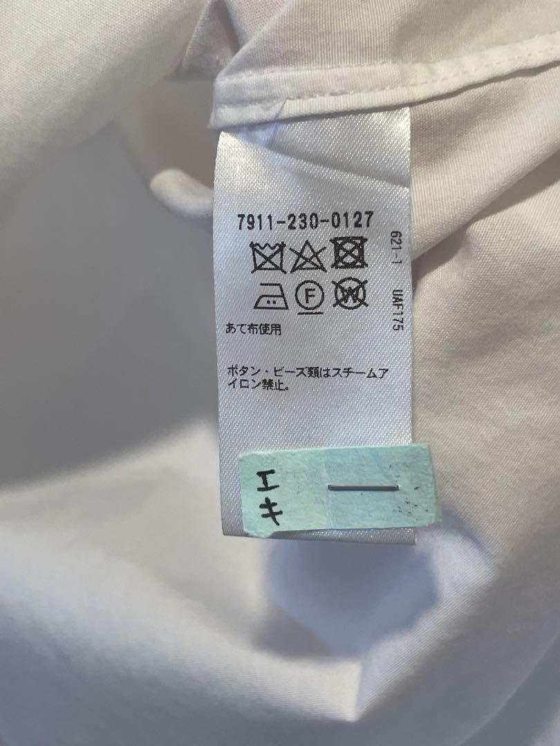 【定番】BLAMINK ブラミンク　コットン　バンドカラーシャツ　36