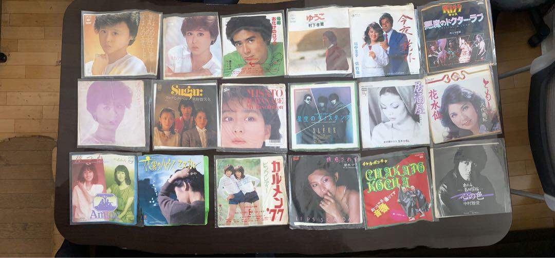 懐かしいLP シングルレコード56枚セット　松田聖子　山口百恵など