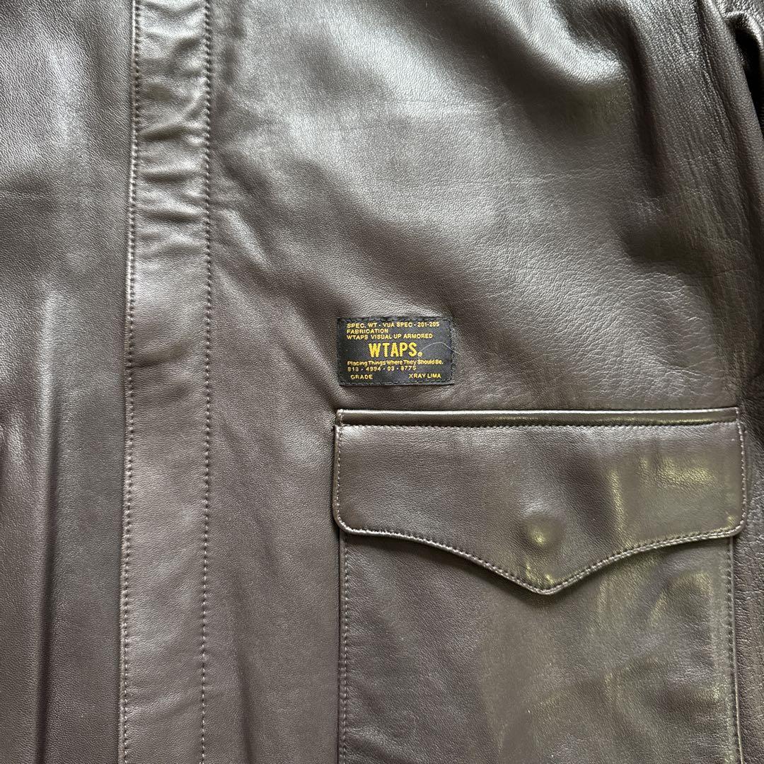WTAPS◆レザージャケット/4/A-2/122spdt-jkm02