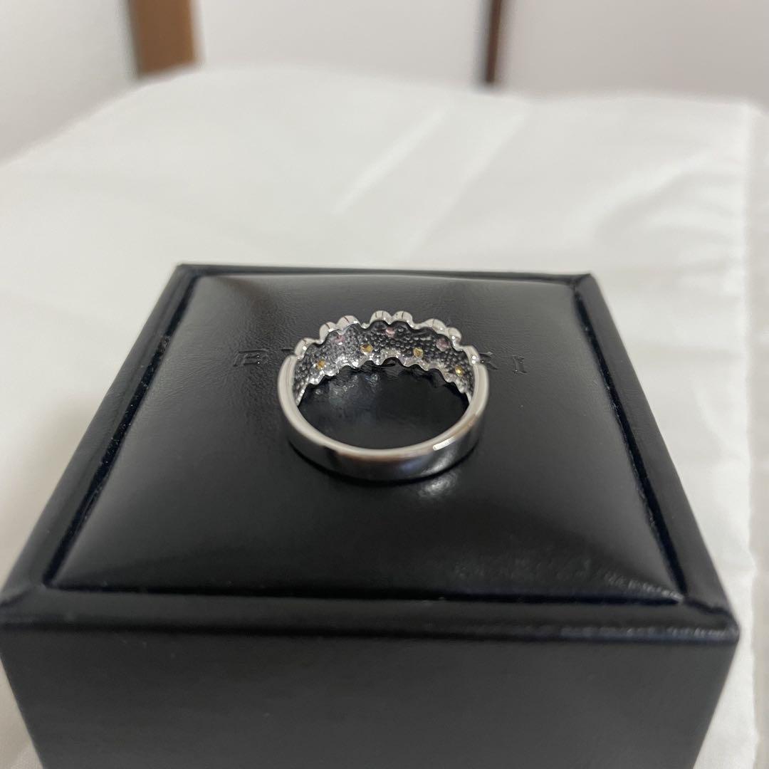 【最新入荷】 シルバーリング メルカリ - ストーン入り マルチカラー アクセサリー