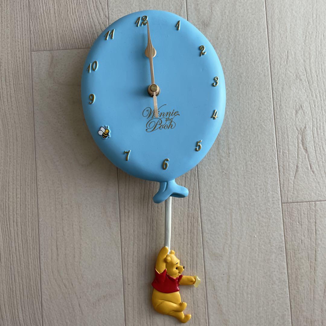 ディズニーストア くまのプーさん 壁掛け時計 POOH'S BALLOON ディズニーストア くまのプーさん 壁掛け時計 POOH'S BALLOON