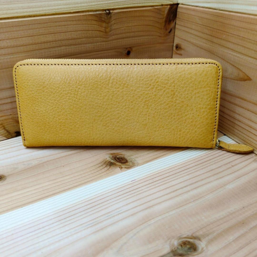 【値下げ・OK】新品　なが財布　ズッケロ　レディース　本革　花柄　キャメル　レア