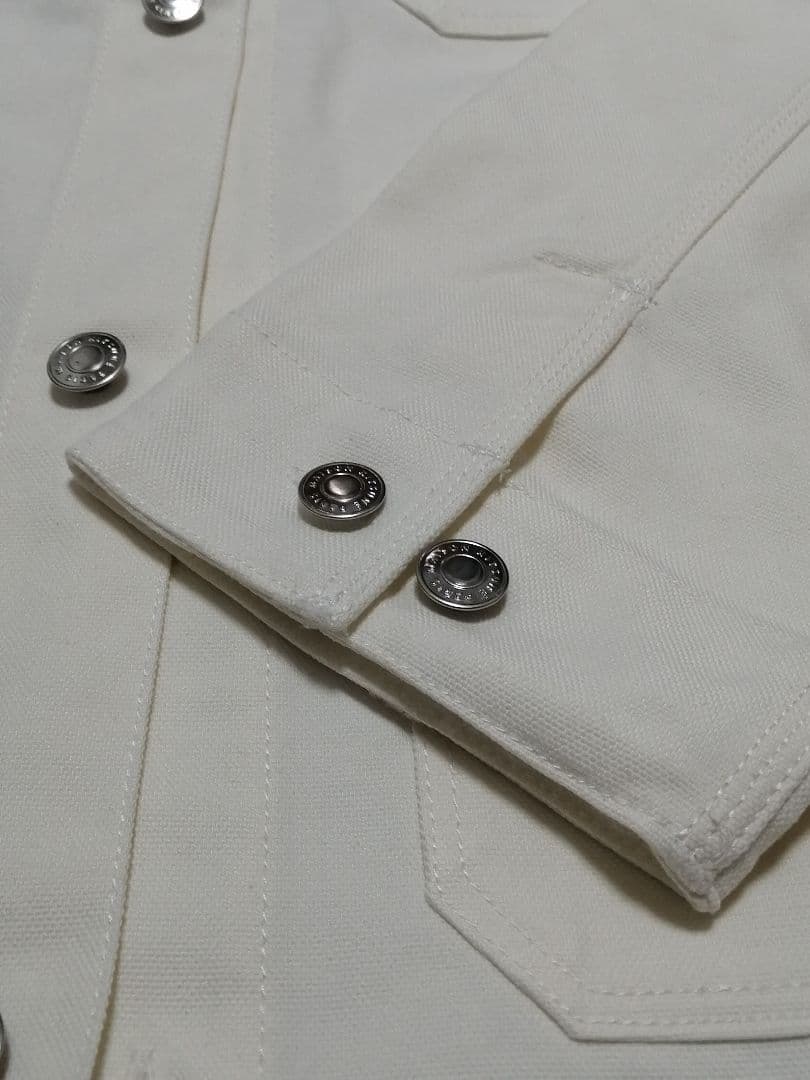 ♂新品・オマケ付・カバーオール【Maison Kitsune】white　S　綿