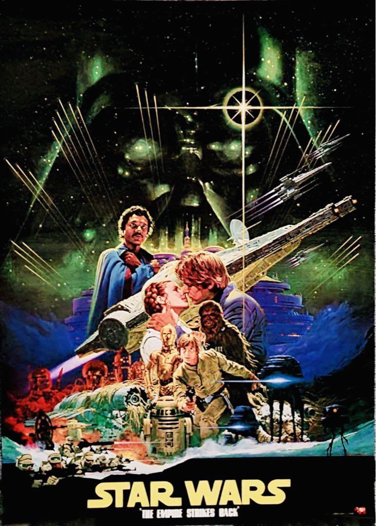 当時物1980年製スターウォーズ生瀬範義starwarsポスター帝国の逆襲