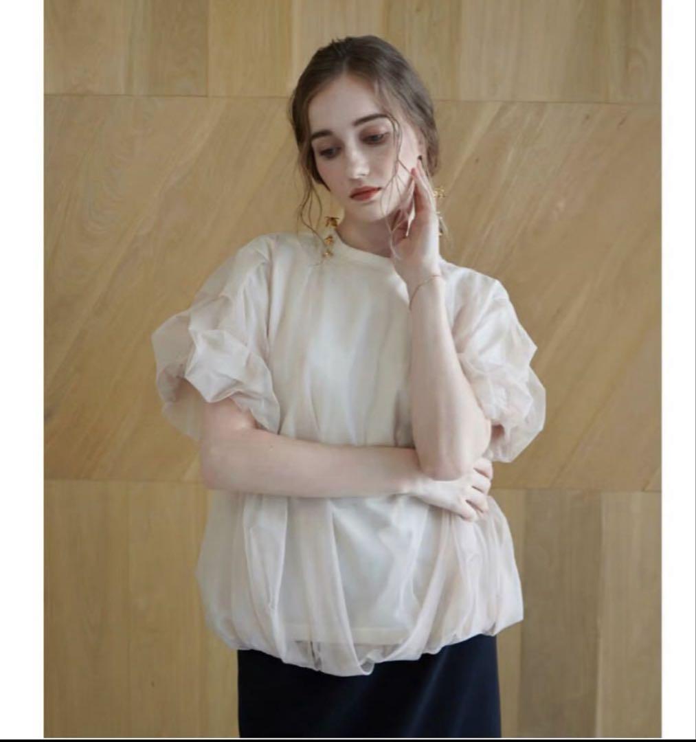 最終お値下げ中6/8まで‼️acka. tulle volume tee