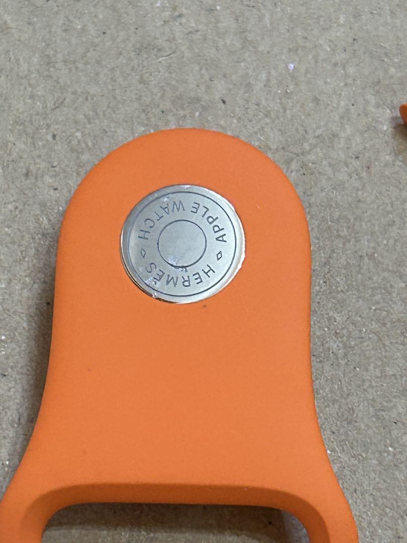 2320 Apple Watch エルメス　オレンジ　ラバー　スポーツバンド 送料無料【未使用】 Apple Watch HERMES ラバーバンド スポーツ