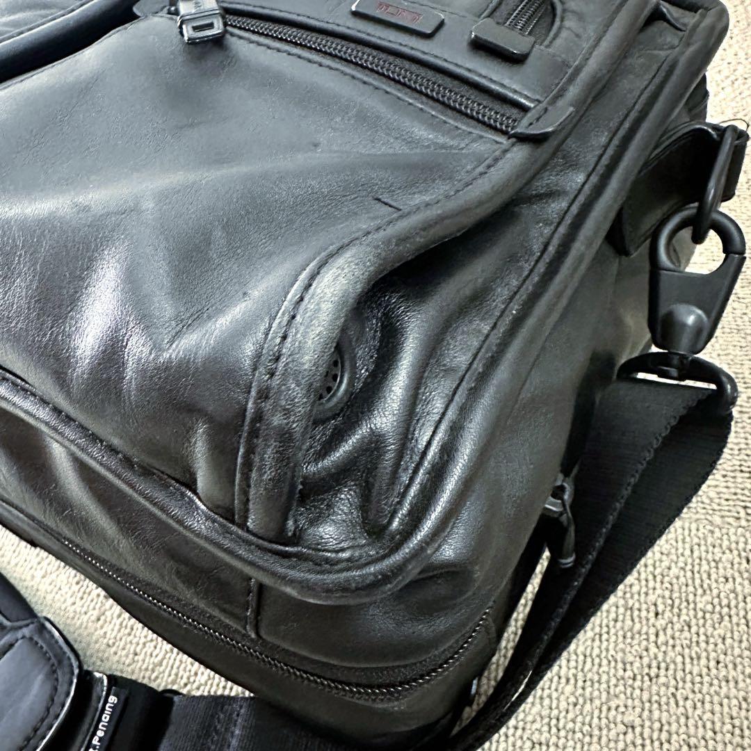 TUMI 96141DH レザー ショルダー ブリーフケース ビジネスバッグ