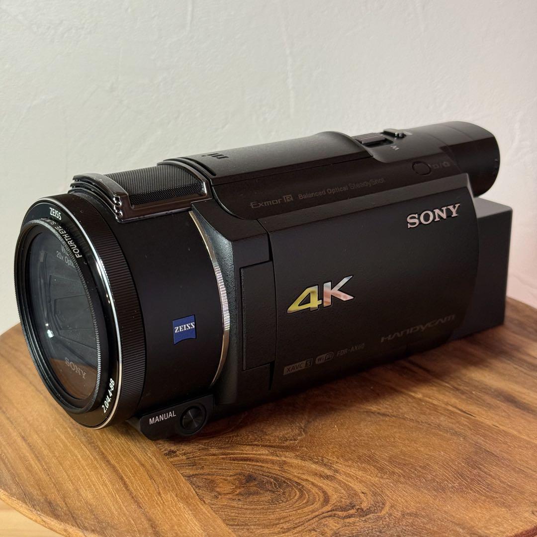 美品】SONY FDR-AX60 付属品あり＋追加バッテリー＋三脚 ビデオ