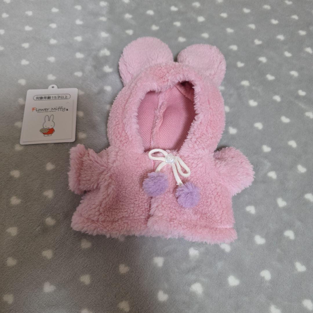 Flower Miffy着せかえ ほわもこケープ コットンツリーピンク-パープル YUZUMIYA_COM