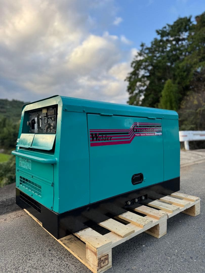 動画有 デンヨー 溶接機 発電機 ディーゼルエンジン エンジン溶接機 200VDenyo